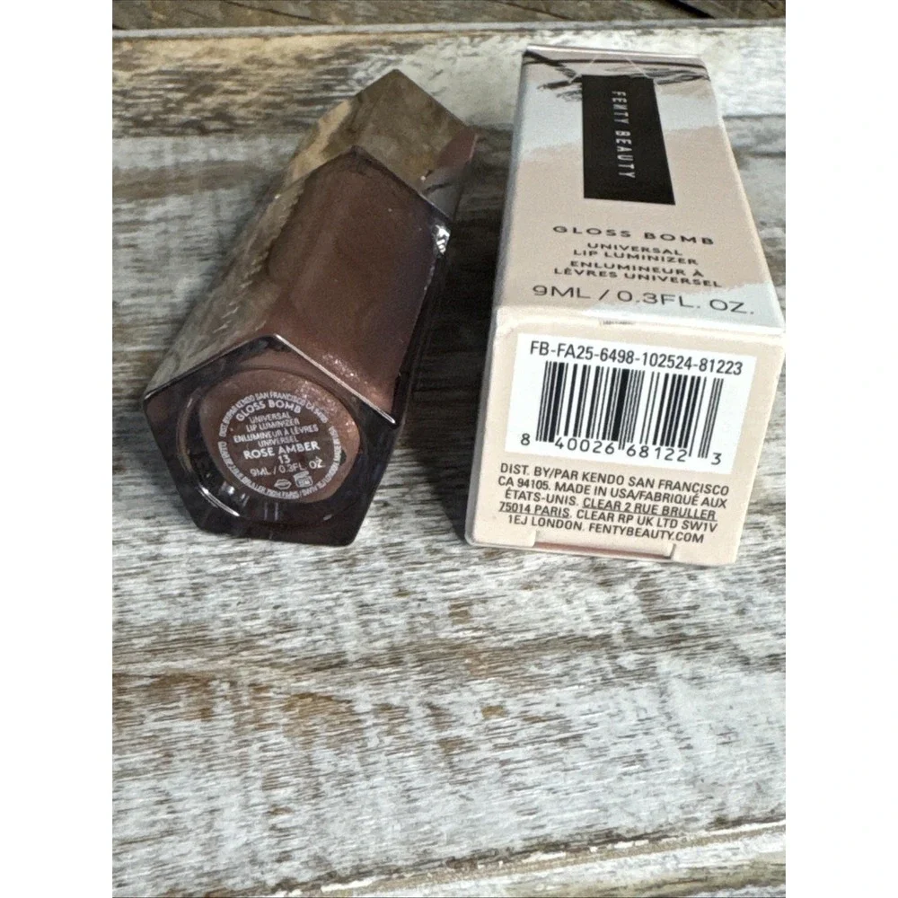Fenty Gloss Bomb Lip Luminizer Rose Amber 13‎ 0.3oz | MSRP = $26